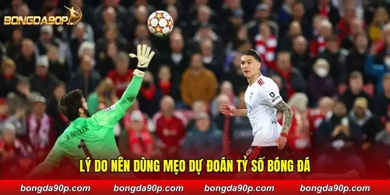 Lý do nên dùng mẹo dự đoán tỷ số bóng đá