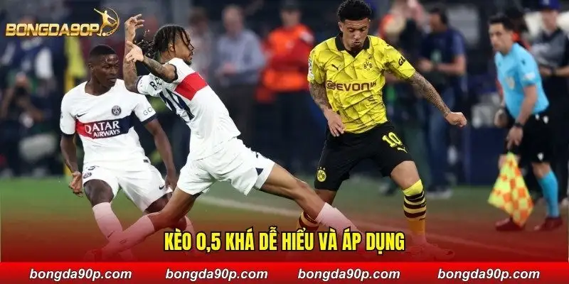 Kèo 0,5 khá dễ hiểu và áp dụng