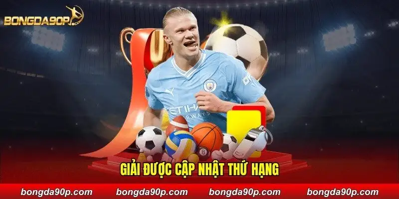 Giải được cập nhật thứ hạng