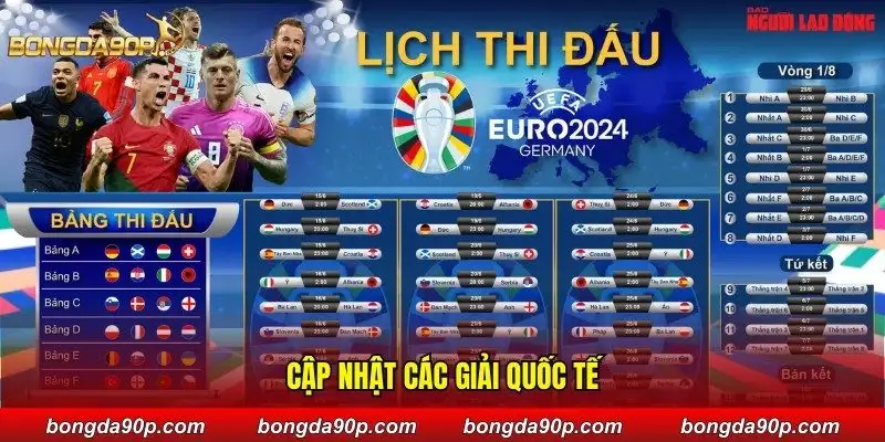 Cập nhật các giải quốc tế